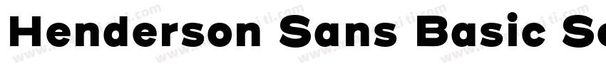 Henderson Sans Basic SemiBold字体转换